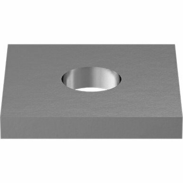 Bsc Preferred Zinc-Plated Steel Square Washer for 5/8 Screw Size 2 Width, 5PK 99041A148